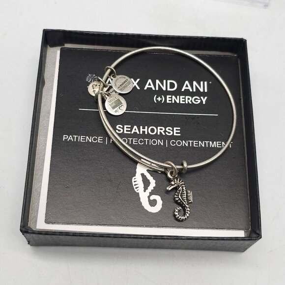 Alex and Ani Jewelry - Alex And Ani Seahorse Charm Bracelet Silver (+) Energy With Box